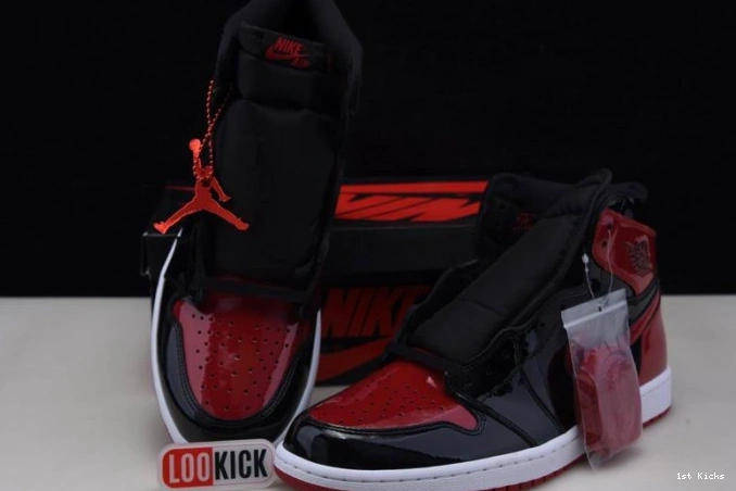 1st Kicks 807 OG 1 High Patent Air SmartChoice 555088- Bred Jordan 1116